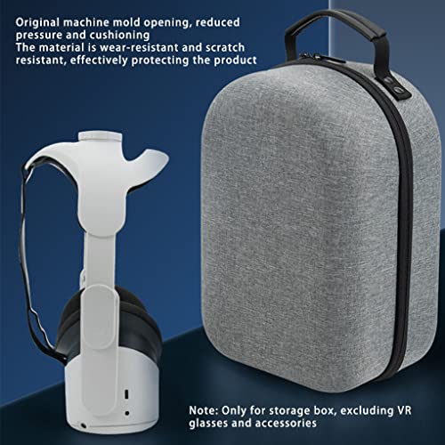 irene inevent Bolsa protetora para fone de ouvido EVA para transporte VR, caixa de armazenamento, bo
