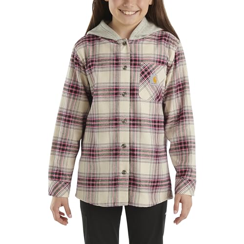 Carhartt Girls Long-Sleeve Pocket Flannel Shirt