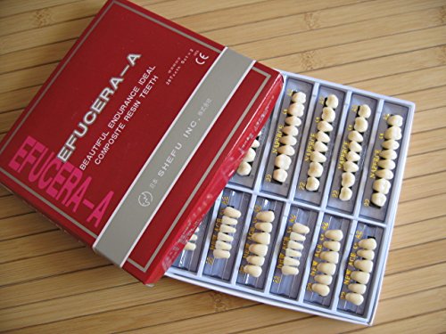 24 Plate 28X1 A2 Denture Shanghai Acrylic Resin Teeth Dental Size 23 #TOP2