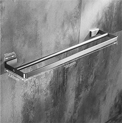Porte-serviettes en acier inoxydable 304 pour salle de bain moderne brossée