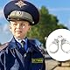 4 Stücke Spielzeug Handschellen mit 4 Schlüssel Handcuffs Kinder Handschellen aus Metall für Polizei Spielen Mottoparty Requisiten Spiel für Kinder (Silber)
