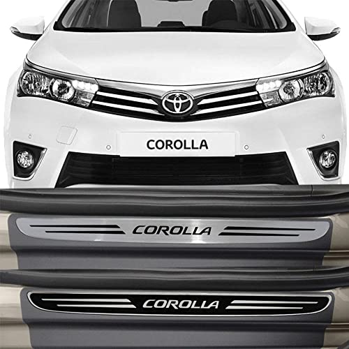 Soleira Resinada Premium Compatível Com Toyota Corolla 2014 15 16 17 18 19 8 Peças