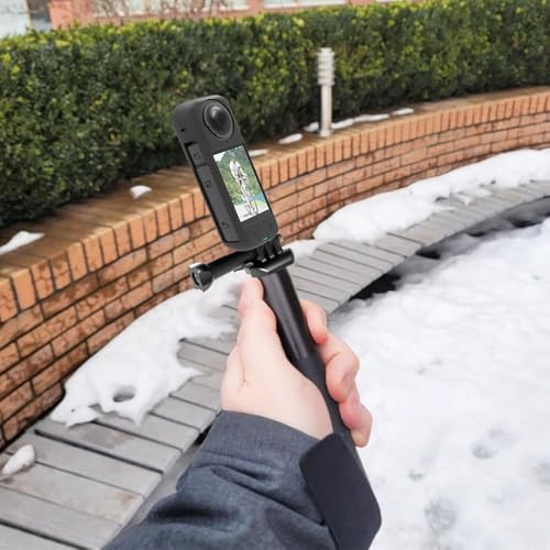 Image of Action Pro Silicone Protective Cover + Lens Cap Compatible with Insta360 X4 Action Camera (Black)