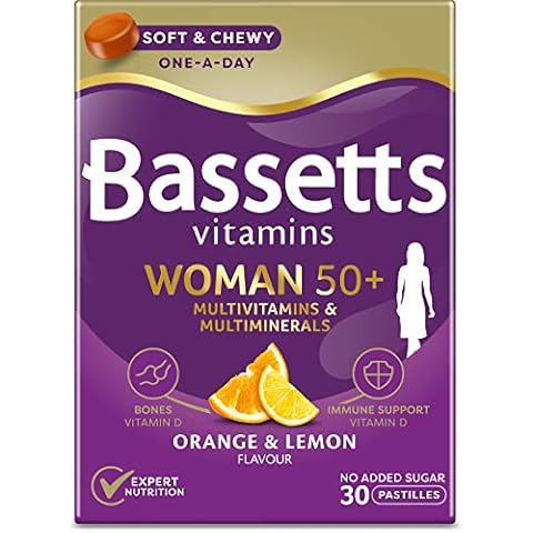 Bassett's Vitamins Woman 50+ Multivitamins & Multiminerals Orange & Lemon 30's Cover