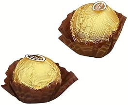 2 Pcs Chocolate Ball Erasers for Kids | Fun Realistic Chocolate-Style Erasers for School, Party Favors, Rewards & Gifts | Individually Wrapped Cute Mini for Classroom & Office