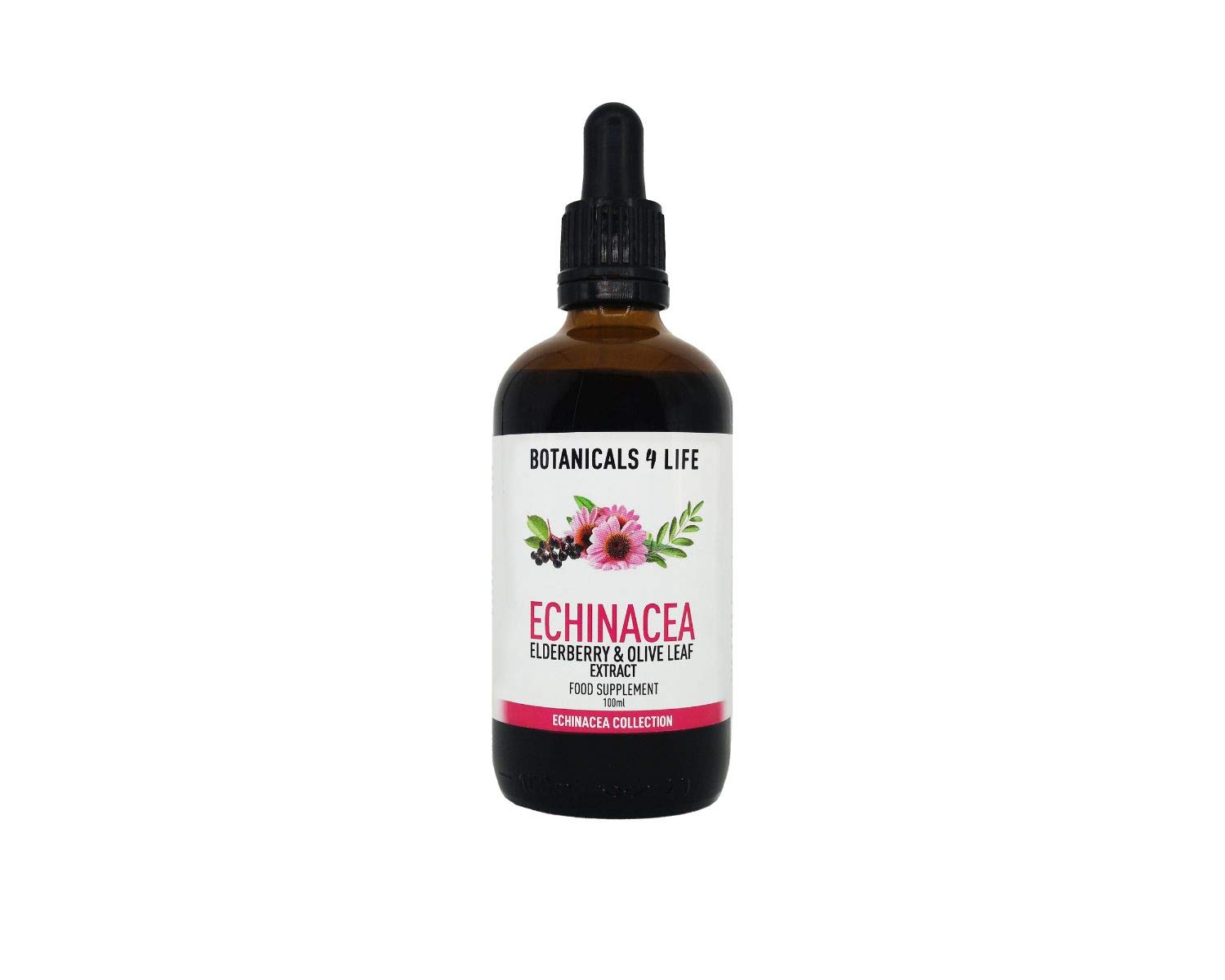 Botanicals 4 Life Echinacea Elderberry & Olive Leaf Extract, 100 ml