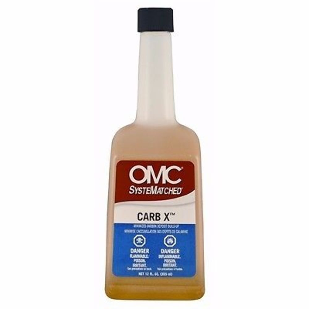 OMC CARB X 12 Fl. Oz. Minimize Carbon Deposit Build Up