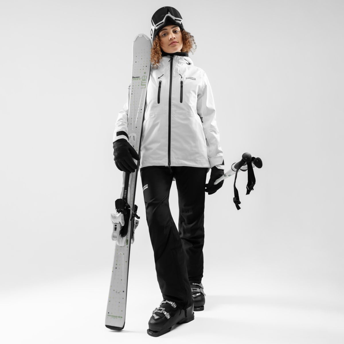 SIROKO Chaqueta de snowboard recco® esquí y nieve W5-W Megeve Blanco
