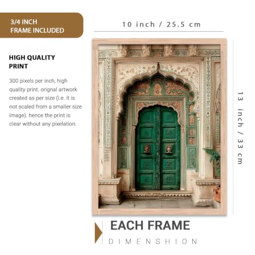 Image of kotart Traditional Indian Wall Art Paintings | Wall Posters With frames | Framed Wall Painting for Living Room Home Room Bedroom Office Wall Decor Set of 3 (10X13 inch)