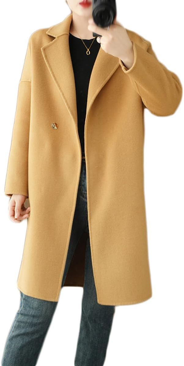 ロング チェスターコート レディース 秋 冬 ウール アウター ロング丈 ゆったり サイズ マキシ丈 コート 秋冬 アウター 大きめ ロングコート テーラード