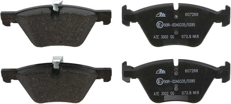 ATE Original Semi-Metallic Front Disc Brake Pad Set 607268 for BMW