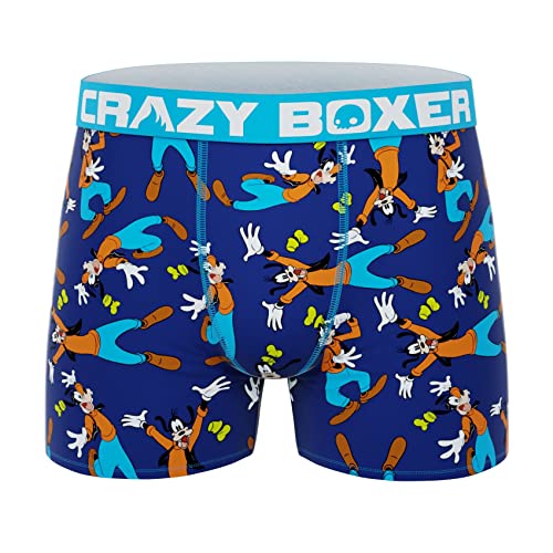 CRAZYBOXER Disney Goofy Men's Boxer Briefs