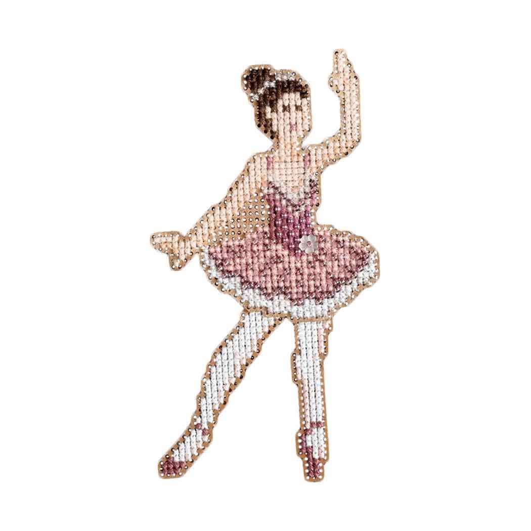 Sugar Plum Fairy Counted Cross Stitch Christmas Ornament Kit Mill Hill 2008 Winter Holiday Nutcracker MH18-8305