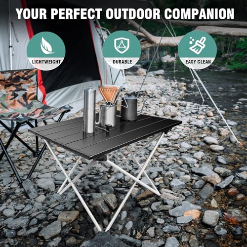 Table de camping pliante stable pour manger confortablement partout en extérieur - 8