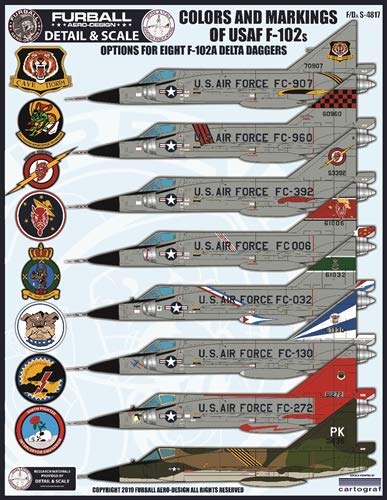 Amazon | ファーボール FDS-4817 1/48 アメリカ空軍 F-102A