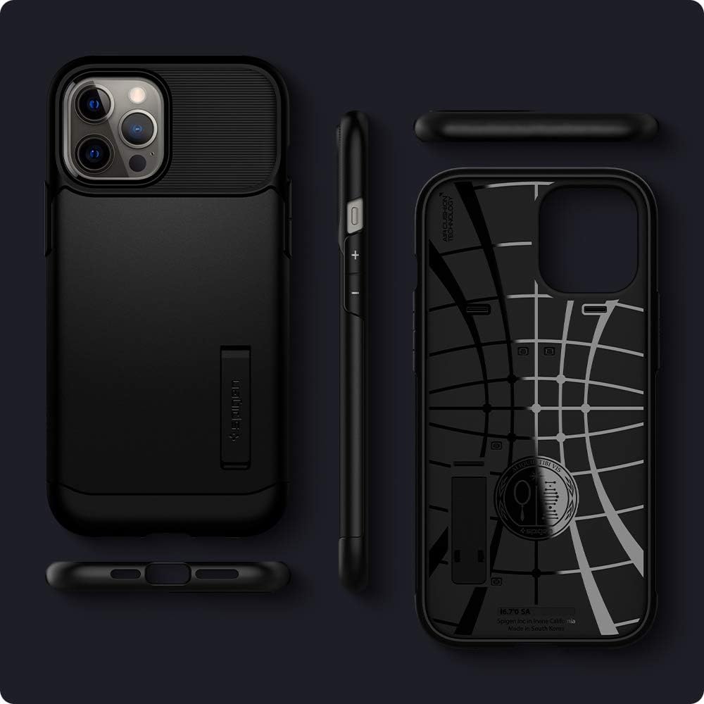 Chеареѕt 🛒 Spigen Slim Armor Designed for iPhone 12 Pro Max Case (2020) - Black Blасk Frіdау Sаlе 2022 Spigen Slim Armor Designed for iPhone 12 Pro Max Case (2020) - Black