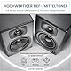 wavemaster TWO PRO stone gray – Regallautsprecher-System (110 Watt) mit Bluetooth-Streaming, digitalen Anschlüssen und IR-Fernbedienung Aktiv-Boxen Nutzung für TV/Tablet/Smartphone, dunkelgrau (66352)