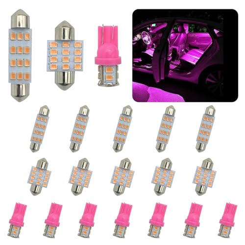 Kit luces interiores LED para carro 20 piezas T10