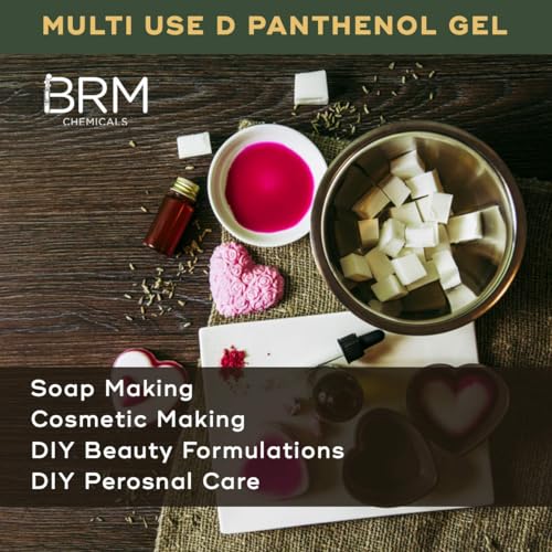 Image of BRM Chemicals D Panthenol Gel - 100 Grams For Soap Making, Shampoo Making, Cosmetic Making & DIY Personal Care For Face, Hair, Skin & Body