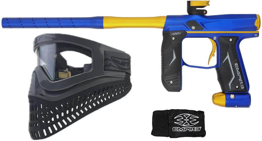 Empire Axe 2.0 Competition Paintball Gun Marker w/JT Proflex-X Paintball Mask Package