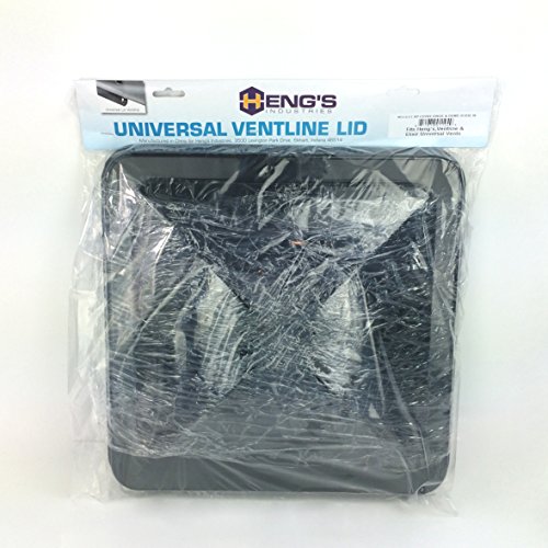 Heng's 14"X 14" Rv Replacement Roof Vent Cover | Black | Camper (Trailer) Roof Vent Cover | Rv Replament Vent Cover (2) #TOP4