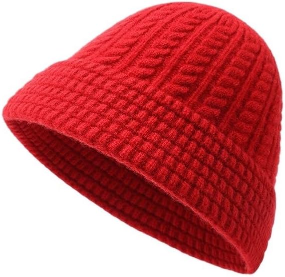 Versatile Casual Woolen Knitted Hat for Women Warm Fisherman's Hats
