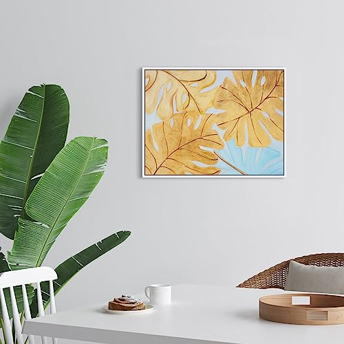 Image of Floater Frame for 5x7 Canvas Paintings with 0.6-0.9 inch Deep,White