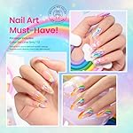 Beetles Summer Rainbow Nail Art Gel Liner Set, 12 Colors Neon Gel Nails Polish Pink Orange Blue Yellow Swirl Nails Built Thin Nail Art Brush in Bottle Soak Off Uv Lamp Manicure Salon Gifts for Women - Image 4