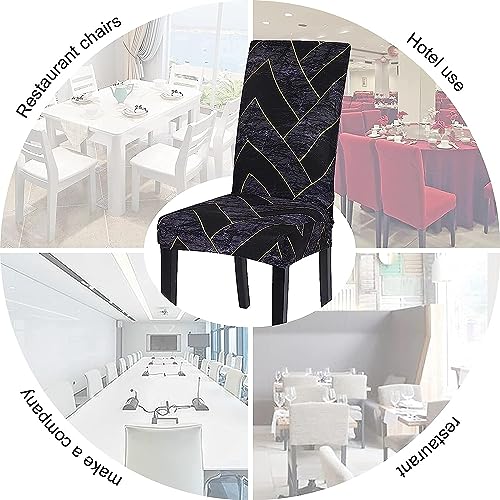 AAZEEM Dining Room Chair Covers Stretch Parsons Chair Slipcovers for Dining Room Chair |Elastic Chair Cover |Stretchable Dining Chair Cover |Removable |Washable|Set of 8|