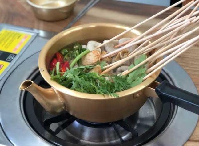 Miniatura 2 de Korea Noodle PotHot Shin Ramyun Buldak Chicken Stir Fried Ramen Korean Jjajang Aluminum Pot 18cm Traditional HOT POT