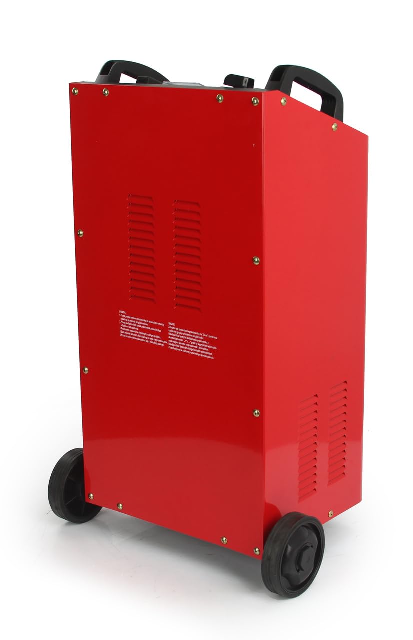 Cargador de coche con función de arranque, 60-900 Ah, 12-24 V, corriente de arranque 400 A/12 V, 700 A/24 V, con ruedas