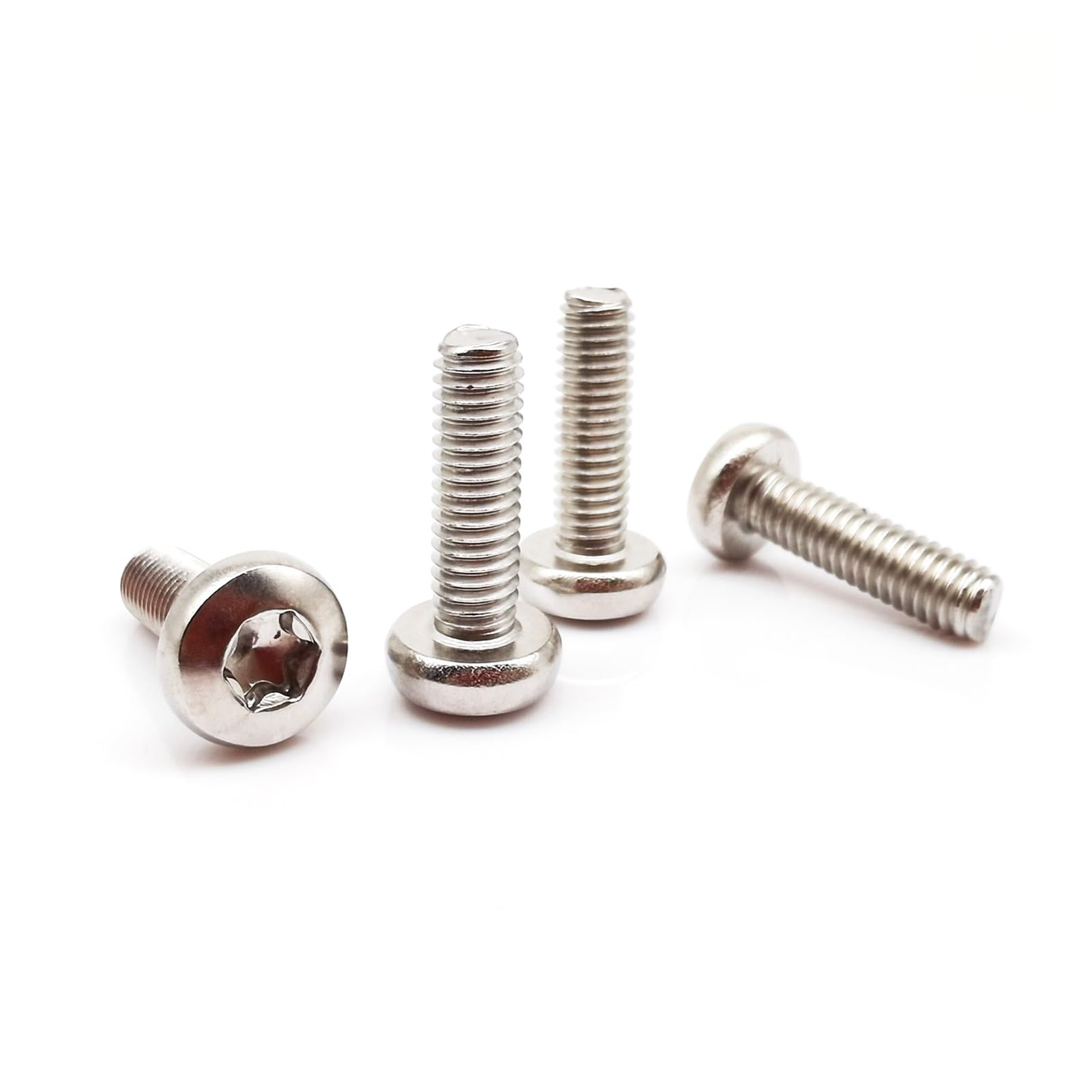 10/50pcs M3 M3.5 M4 GB2672 304 A2-70 In Acciaio Inox A Sei Lobi Torx Pan Vite A Testa Tonda Bullone L 3-60mm (Color : 8mm, Size : 10pcs M3.5)