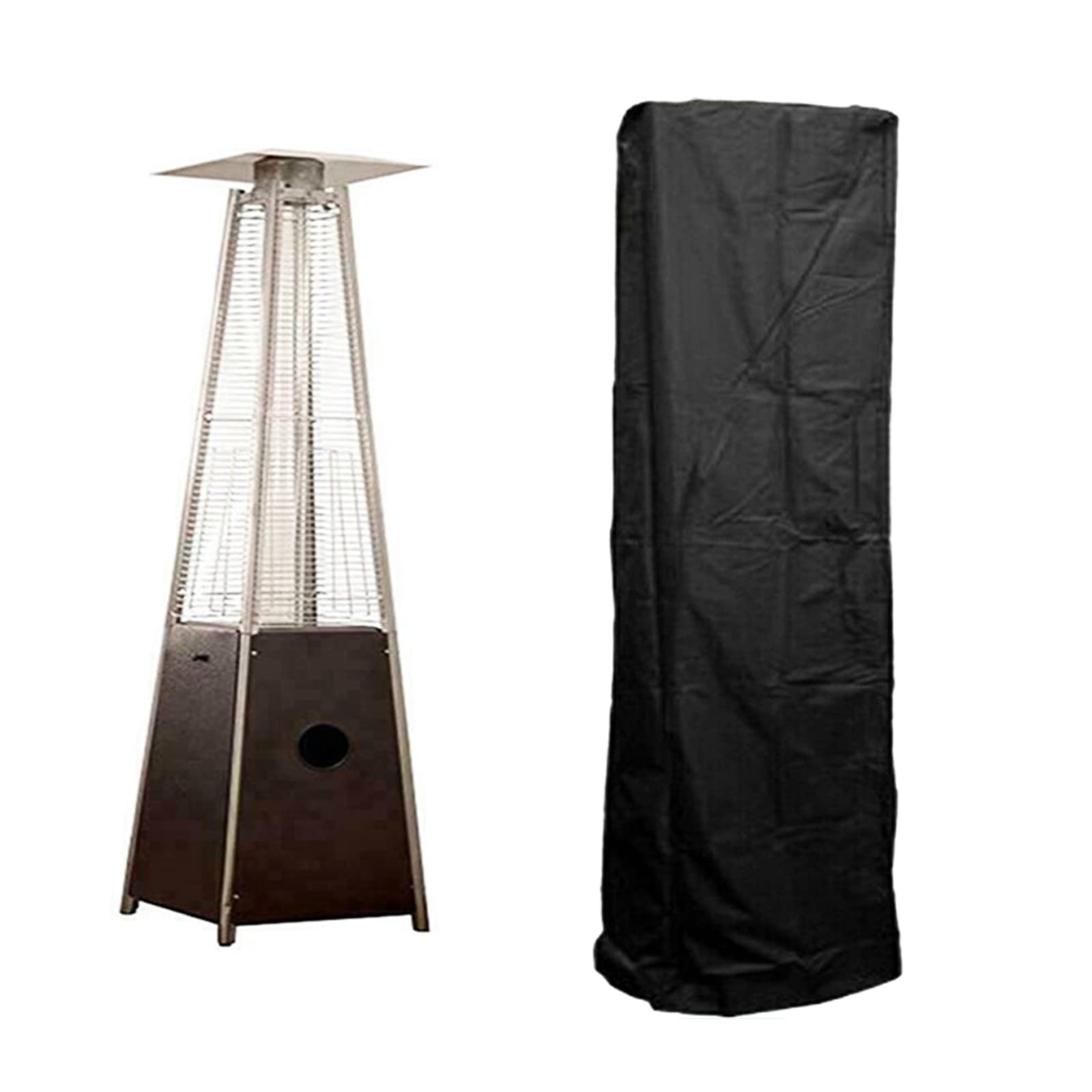 RoseFlower Patio Heater Cover, Impermeabile Antivento Copertura Riscaldatore Patio, Fungo Riscaldante per Esterno A Gas, 210D Oxford, per Mobili da Giardino Terrazza, 226 x 89 x 48 cm