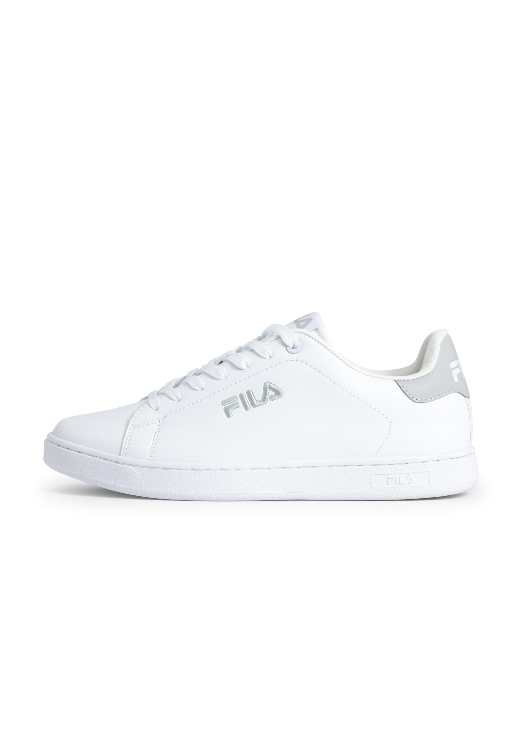 FILA Men's Courtbay Linear Trainers, White Gray Violet, 6.5 UK