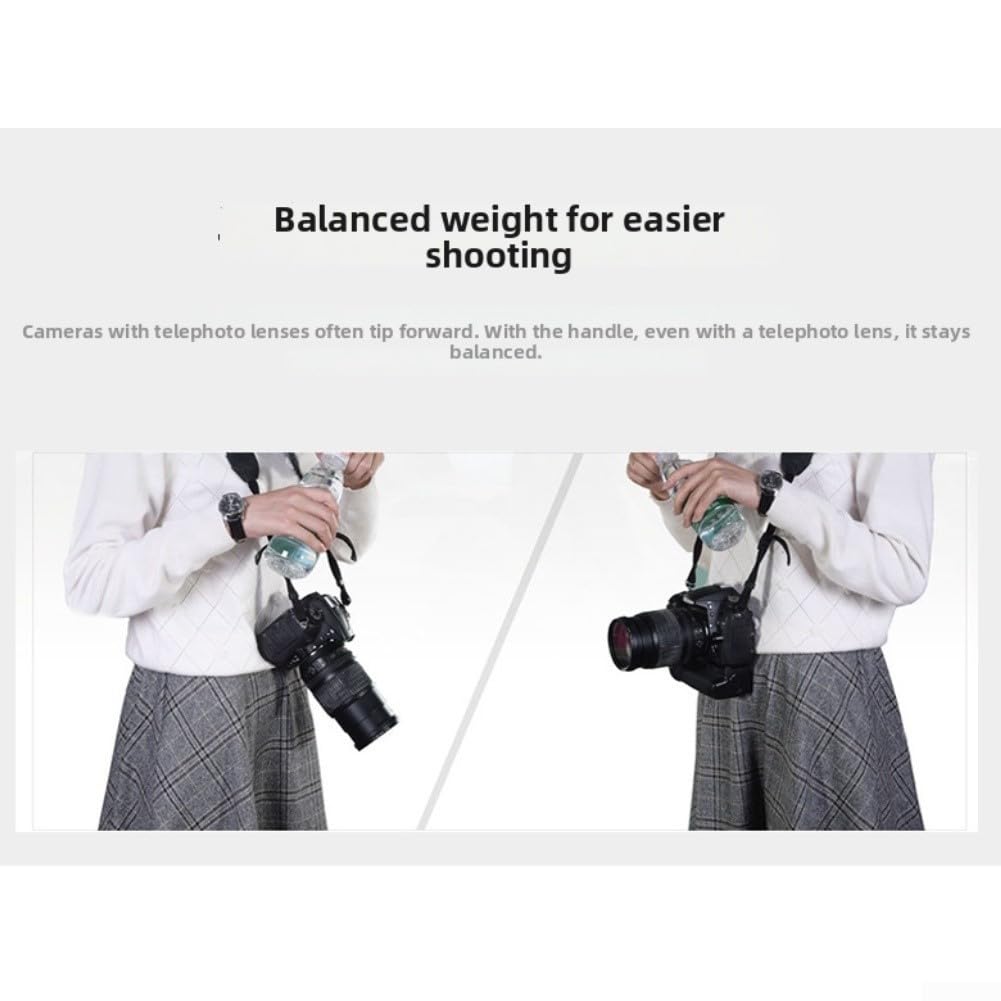 Poignée ergonomique en ABS pour Nikon D850 Finition noire