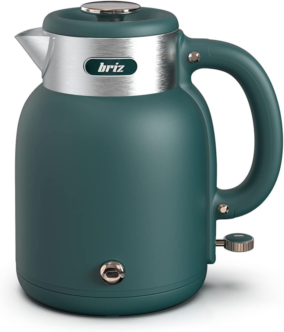 Briz BR1040 Retro Yeşil Su Isıtıcı Çelik Kettle