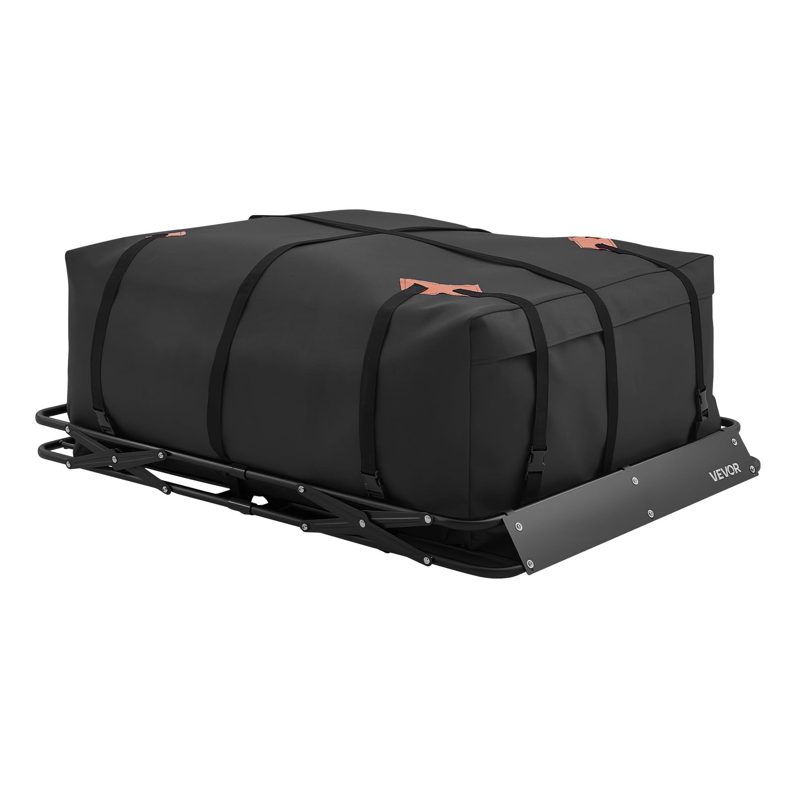 VEVOR Barra Portapacchi da Tetto da Auto, Portapacchi da Tetto per Auto 1295 x 914 x 102 mm Telaio Pieghevole a Forma di X, Carico max 90,72 kg Universale per SUV Furgoni, Campeggio, Viaggio, Pesca