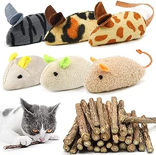winbarry Catnip Toys for Cats,Silvervine Cat Toy,Cat Toys for Indoor Cats,Cat Teeth Cleaning Kitten Teething and Stress Release