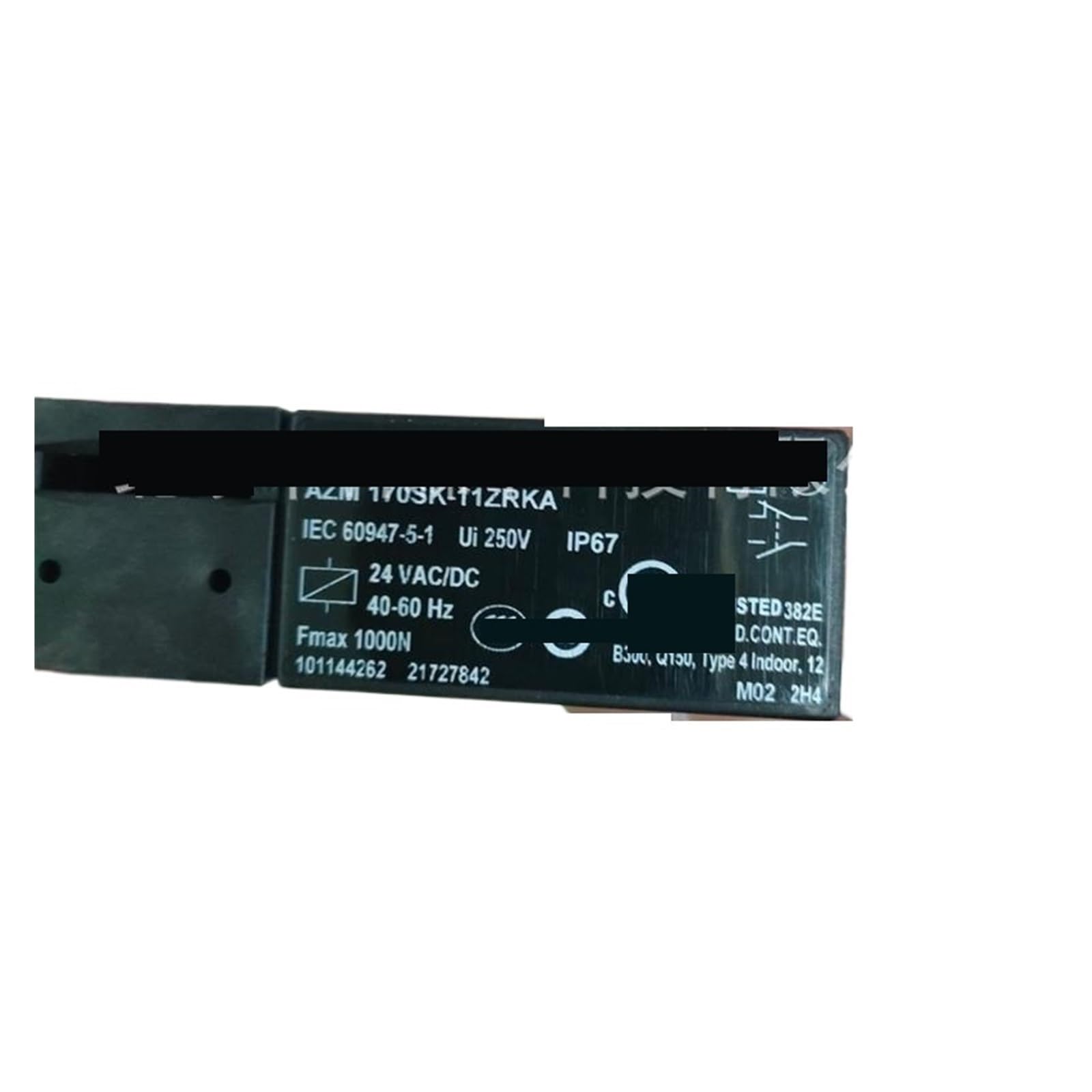 Interruptor de seguridad 170SK-11ZRKA 24VAC/DC Interruptor de puerta de bloqueo