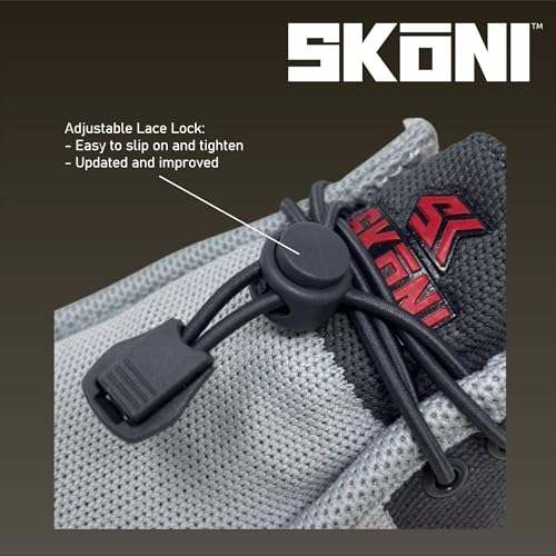 Image of SKONI Men's G2 Waterproof Slip On Golf Shoe (Red, 11)