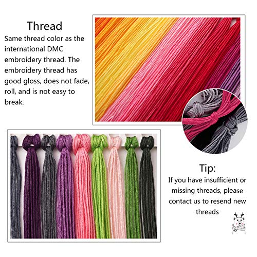 ITSTITCH Stamped Cross Stitch Kits for Beginners Full Range of Cross Stitching Preprinted Pattern for Kids or Adults, DIY Needlepoint Starter Kits (Sitting Dog 10.3x7.9 inch)