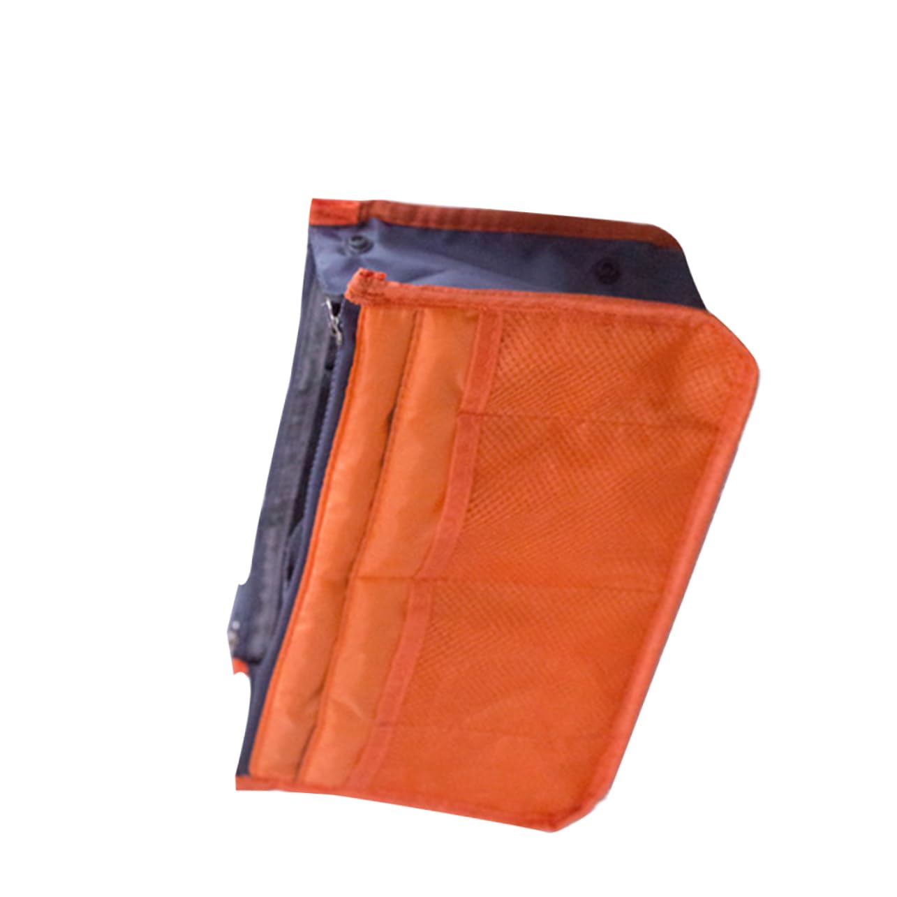 Housoutil 3piezas Bolsa De Almacenamiento Doble Organizador De Multi- para Cosméticos y Artículos De Tocador y Ligera Naranja