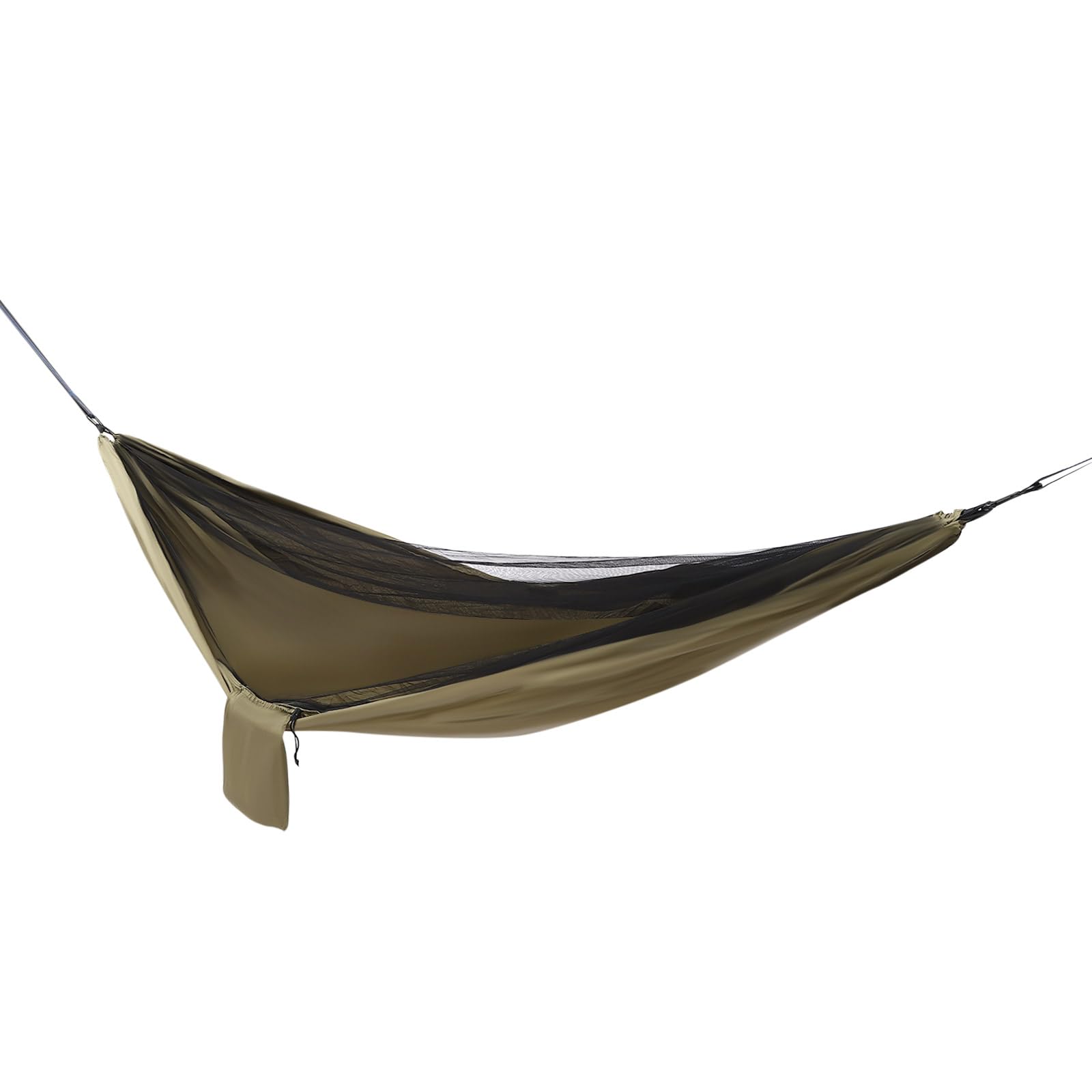 Amaca da campeggio, portata fino a 200 kg, con zanzariera, tenda e pioggia, per esterni, escursioni, 290 x 140 cm (verde militare)