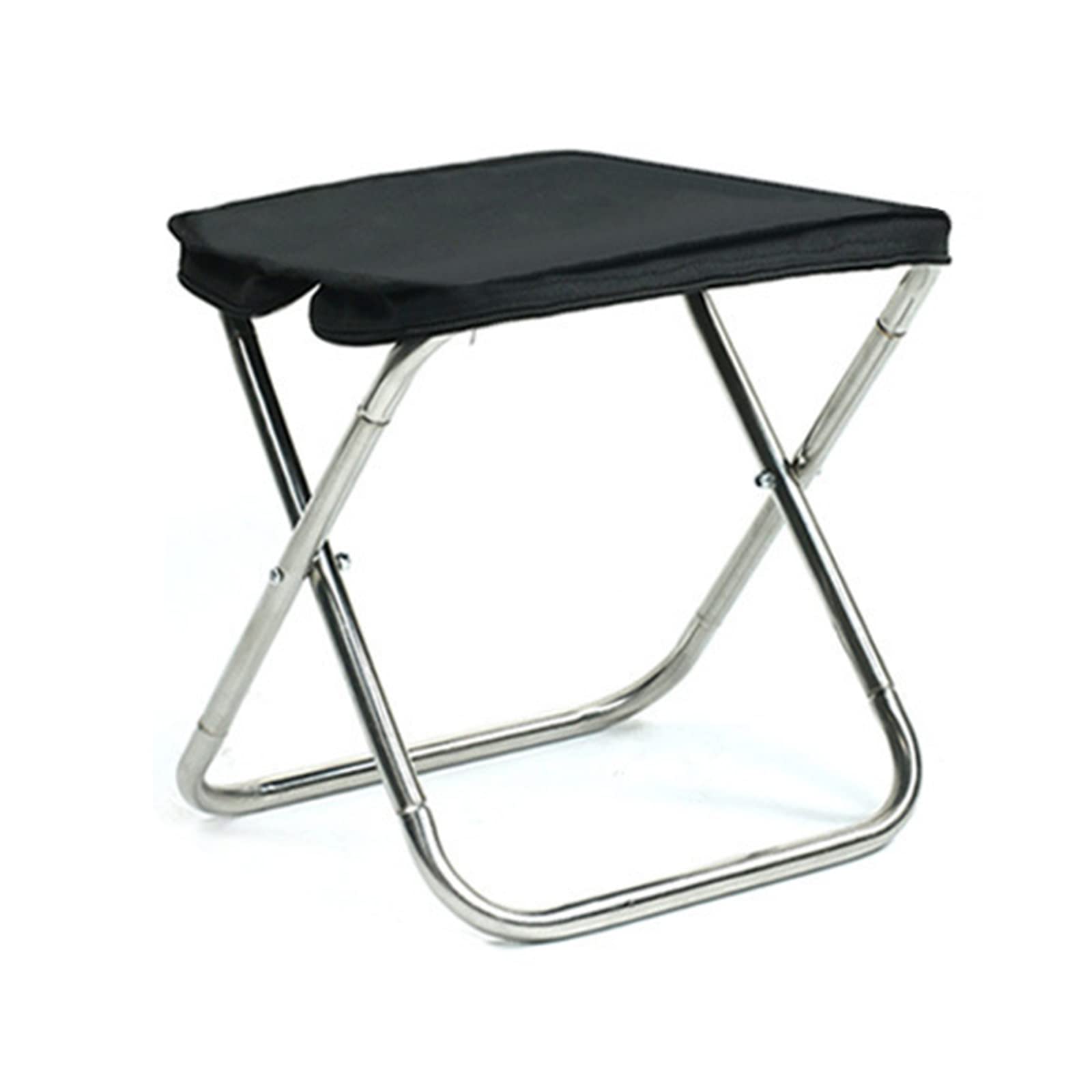 Chaise de toile de siège de jardin pliant tabouret de camping, petit pliage pliant de pêche