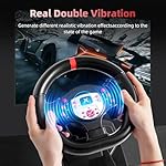 DOYO Racing Wheel - Gaming Steering Wheel for PC, 180 Degree Universal Usb Car Sim Race Steering Wheel with Pedals for PS4, PS3, Xbox Series X|S, Xbox One, Switch - Height & Tilt Adjustable - Image 4