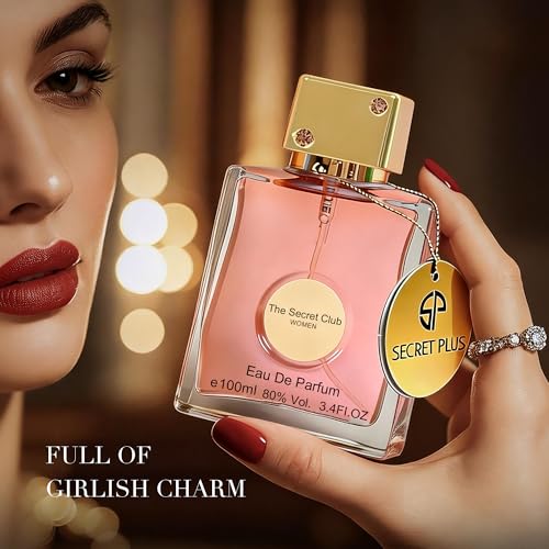 Image of AFLUXE The Secret Club Women's Perfume 3.4 Fl. Oz Eau de Parfum, Floral & Sweet Fragrance, Long Lasting Classic Feminine Scent