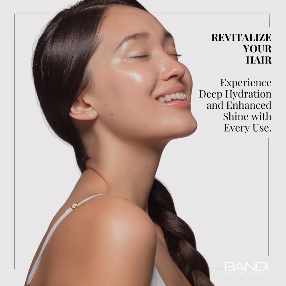 Bandi, Moisturising Hair Conditioner For Smoothing Shine Split Ends Solution With Trehalose Marula Oil Pea Protein - Image 2