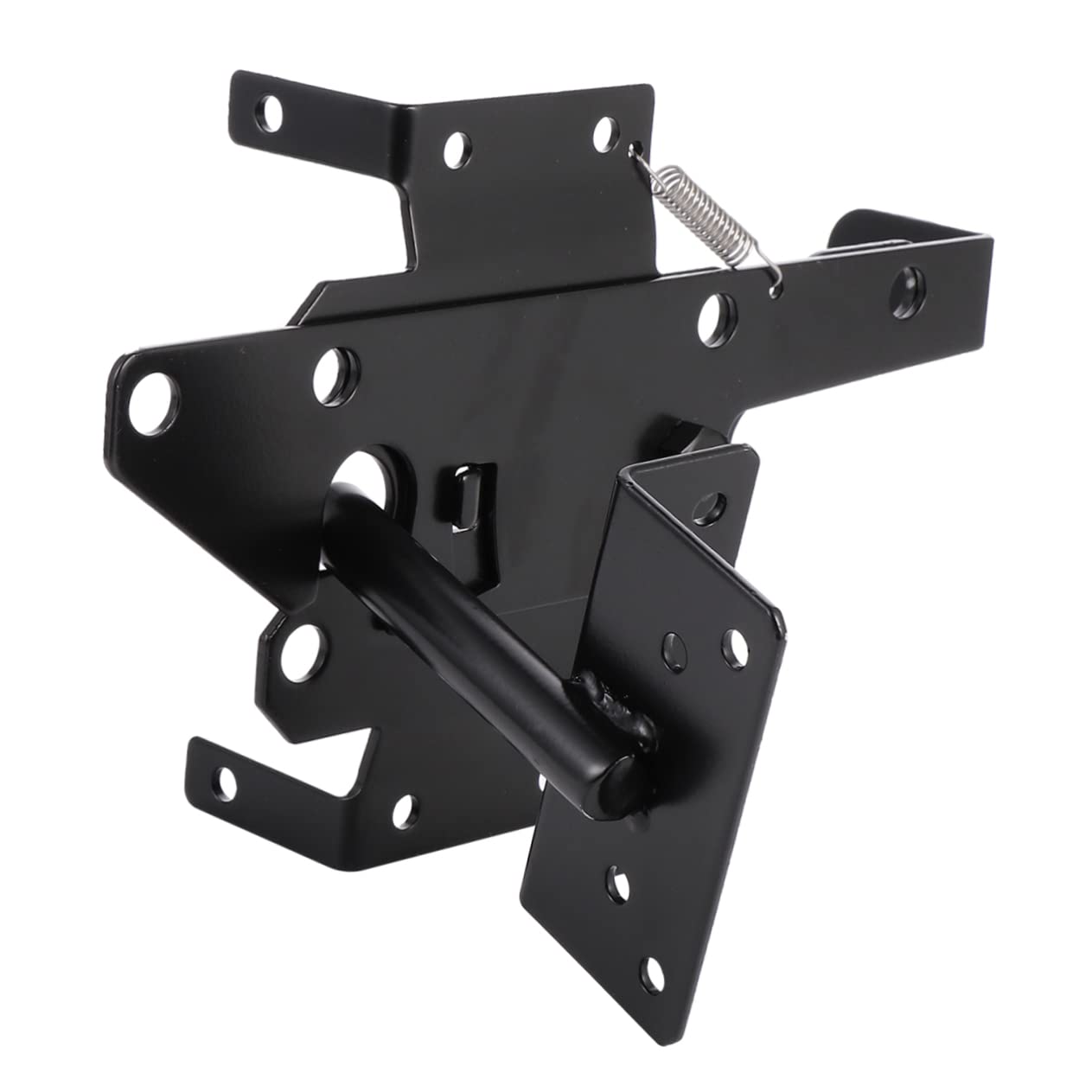 Loquet de Portail Autobloquant en Fer Noir, Verrouillage Automatique