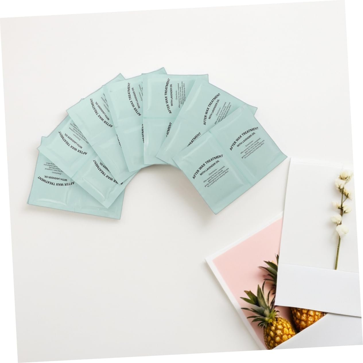 30 Lingettes Huile Après Épilation Cire Nettoyage Rapide Des Résidus De Cire Douces Pour La Peau Usage À Domicile Et En Salon