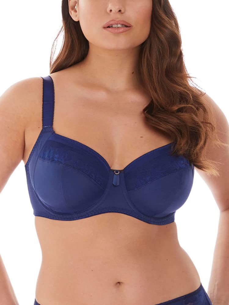 Fantasie Women's Illusion Underwire Side Support Full Coverage Bra, Navy, 38F
